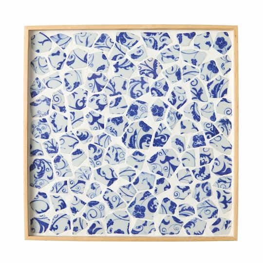 10" Blue Tile Wall Décor Mosaic Kit by Make Market®